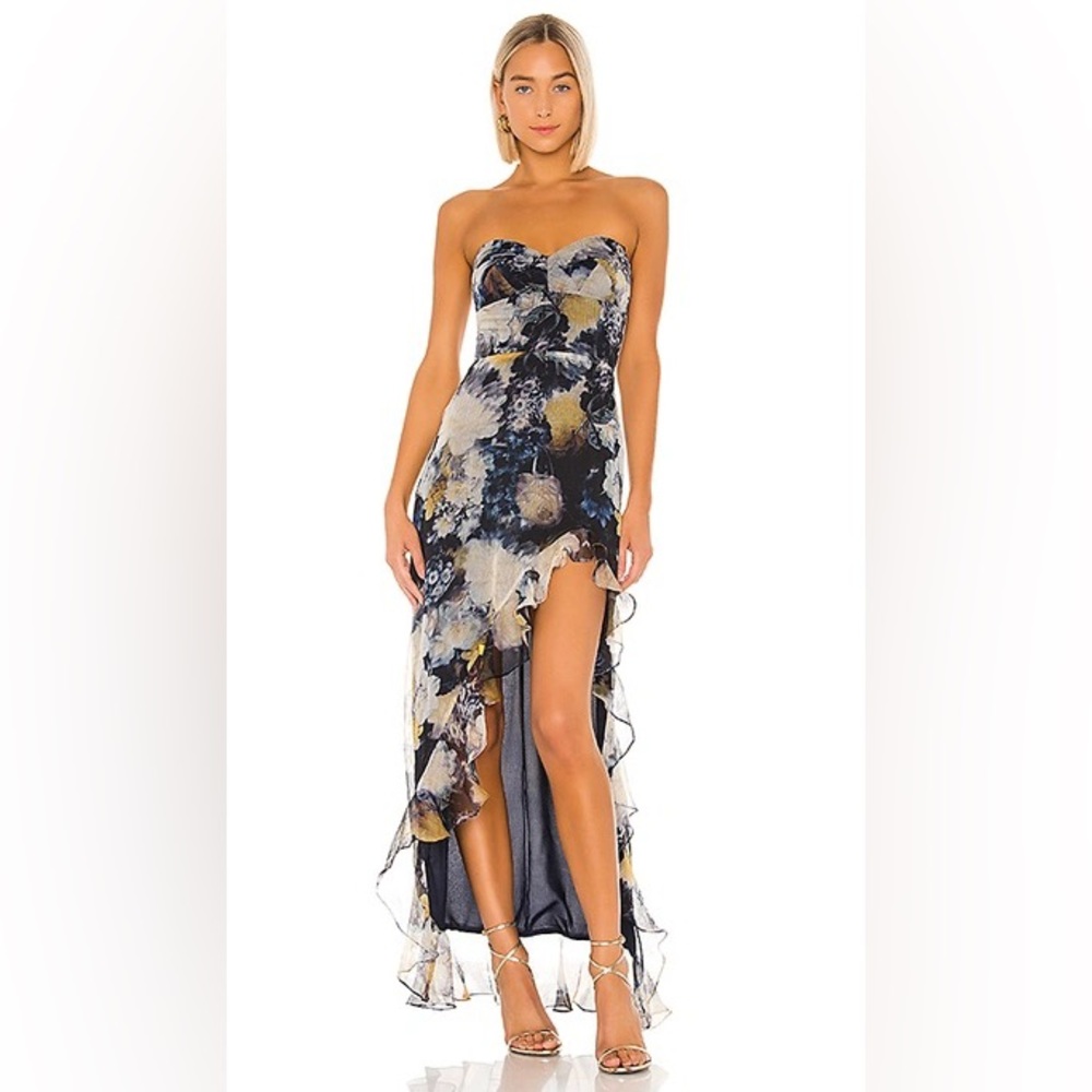 Amanda Uprichard Eden Gown in Midnight Dream, Size Small